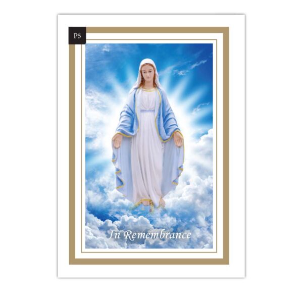 Mortuary Card Front P5