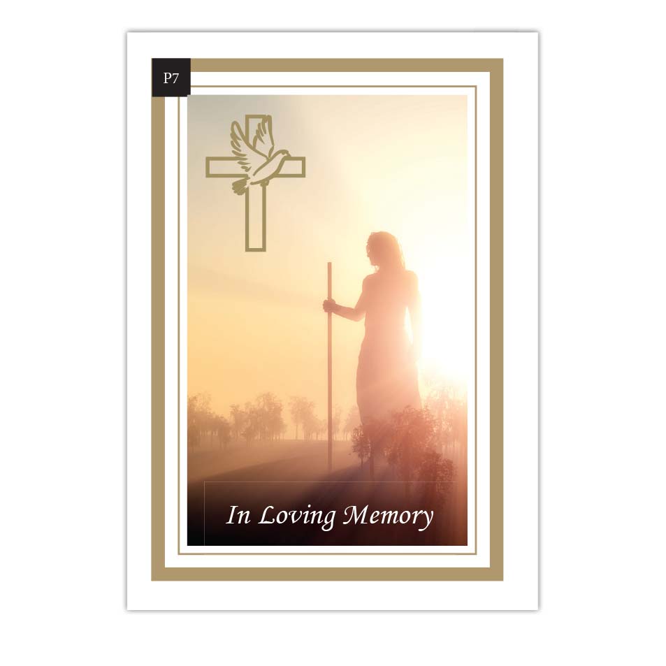 Mortuary Card Front P7